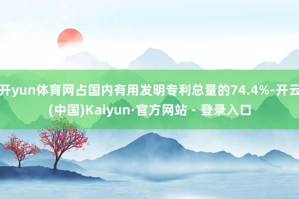 开yun体育网占国内有用发明专利总量的74.4%-开云(中国)Kaiyun·官方网站 - 登录入口